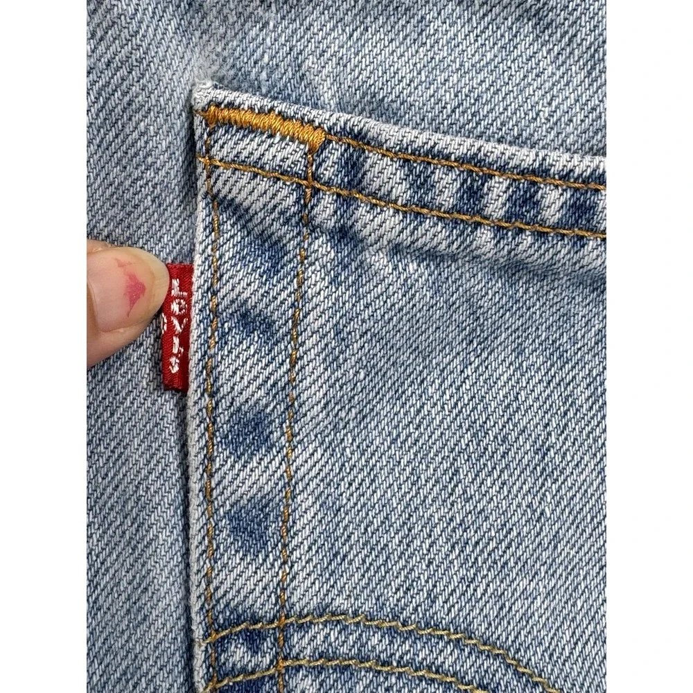 Levis 550 Relaxed Fit Blue Denim Jeans‎ Mens 40 x 32 Straight Leg Mid Rise